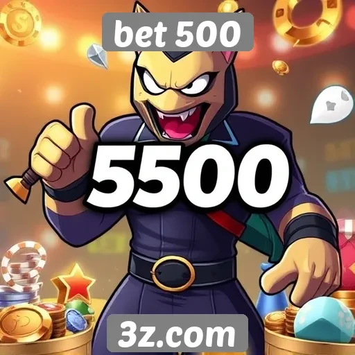 Diversidade de jogos disponíveis na bet 500
